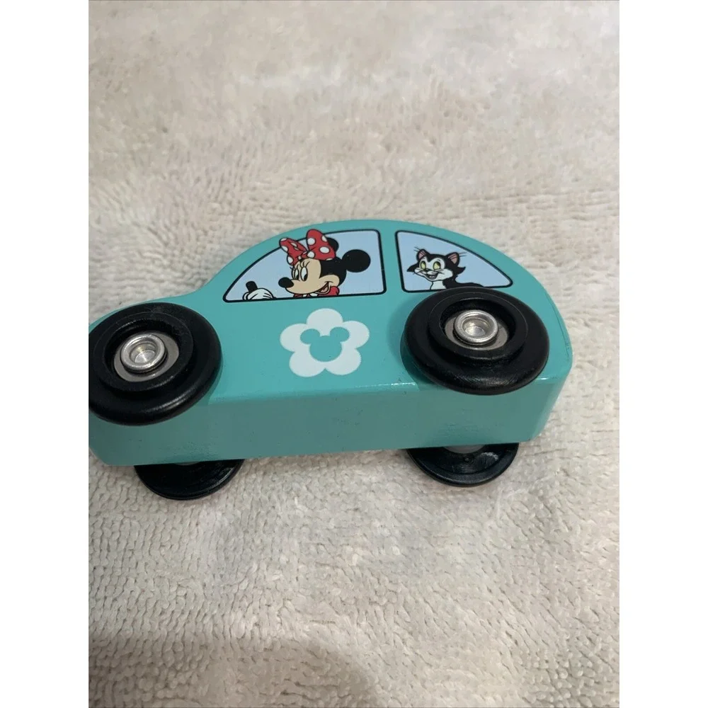 Melissa &Doug Disney Wooden‎ Car Minnie Mouse Blue Vehicle Replacement Toy